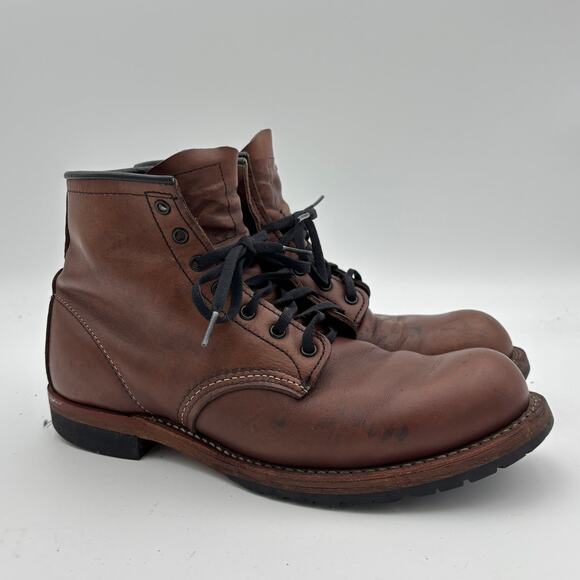 Red Wing 9016 Beckman Cigar 6" Round Toe Work Boots Men's 8D